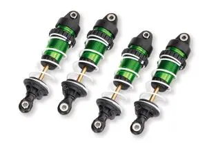 Mini Maxx Aluminum Gtr Long Shocks, Green (4) 1