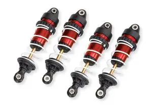 Mini Maxx Aluminum Gtr Long Shocks, Red (4) 1