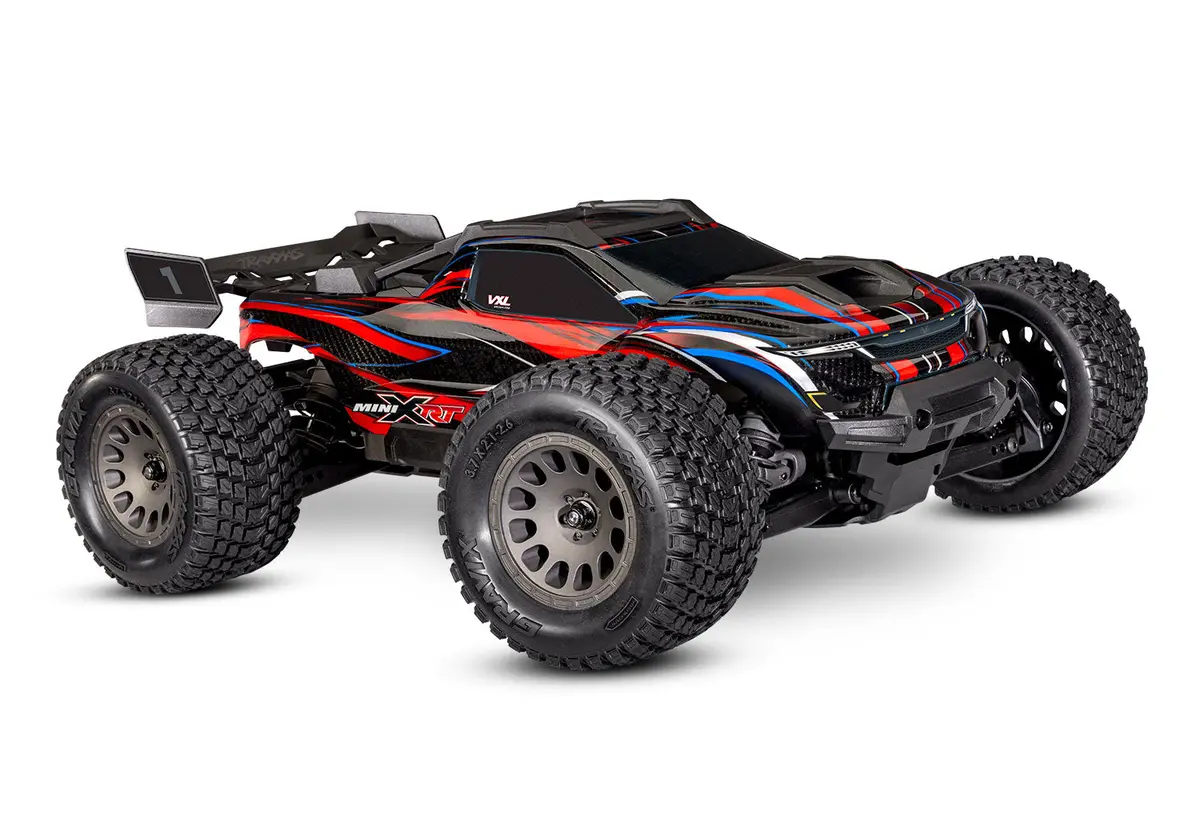Mini Xrt 4X4 Vxl-3S Monster Truck Rtr Combo, Red 1