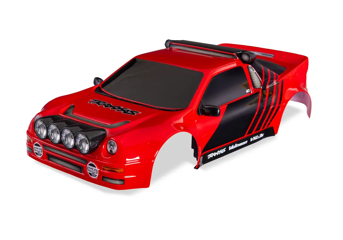 Mini Rally Vxl Ford Rs200 Body, Red 1