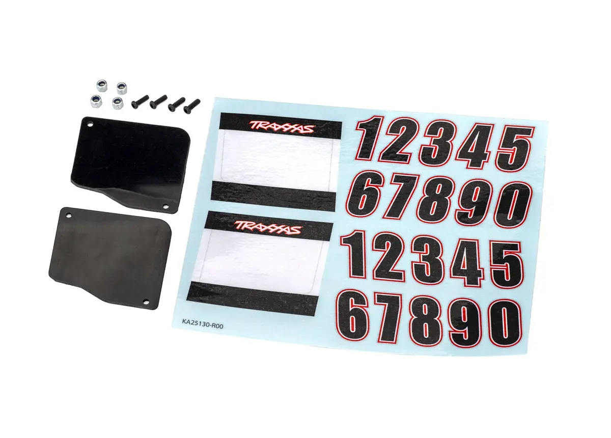 Number Plates W/ Decals, L&R 1