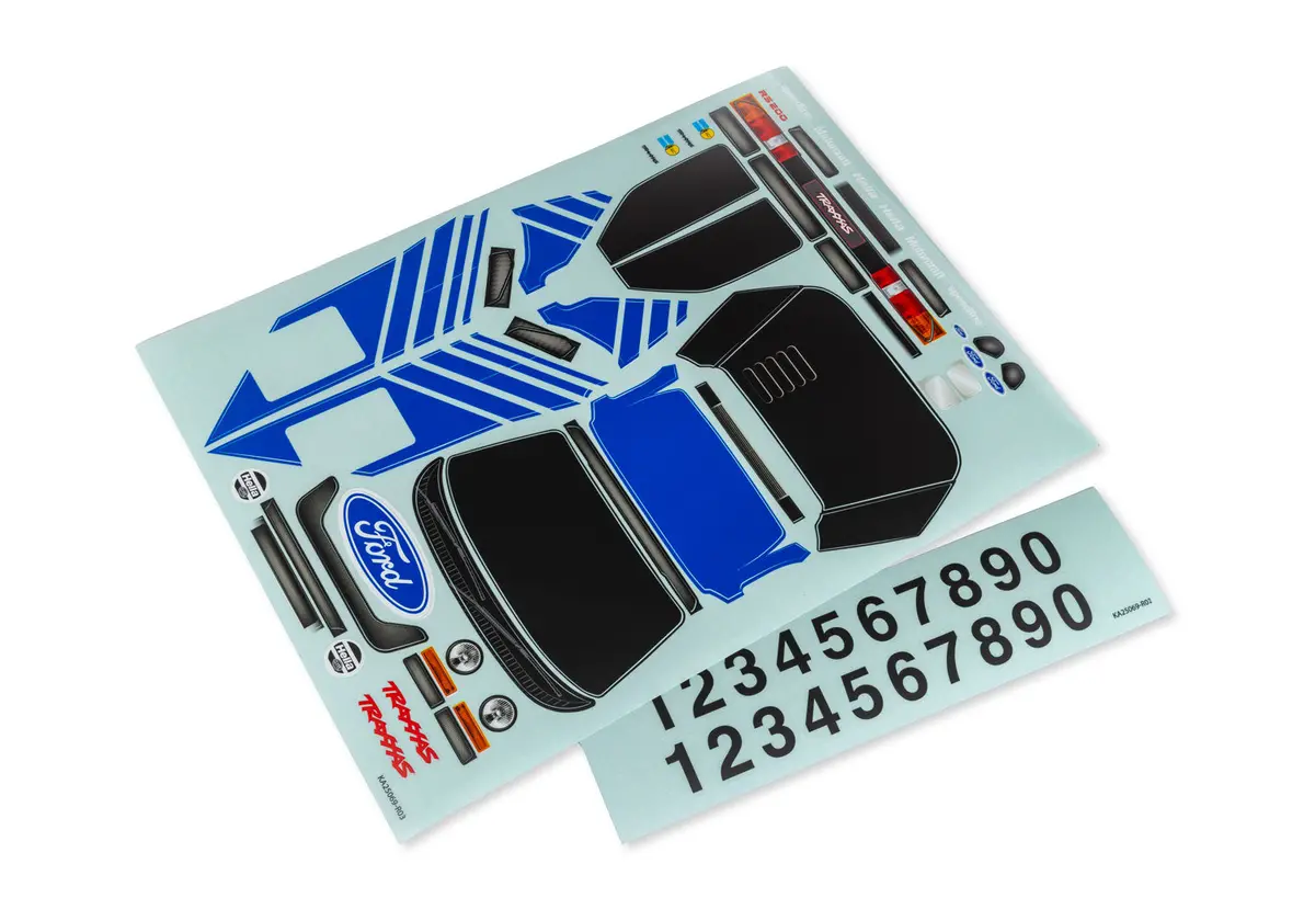 Mini Rally Vxl Ford Rs200 Decal Sheet 1