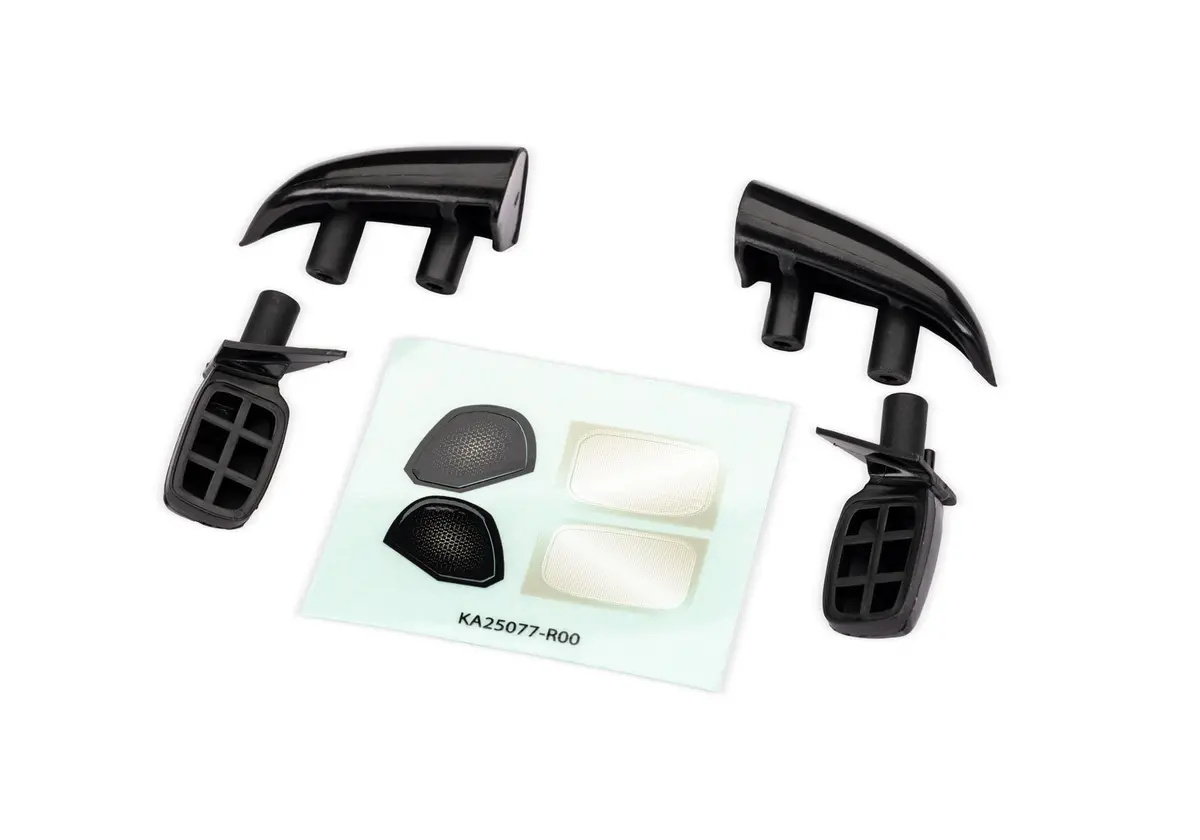 Mini Rally Vxl Ford Rs200 Side Mirrors & Roof Intake, Black 1
