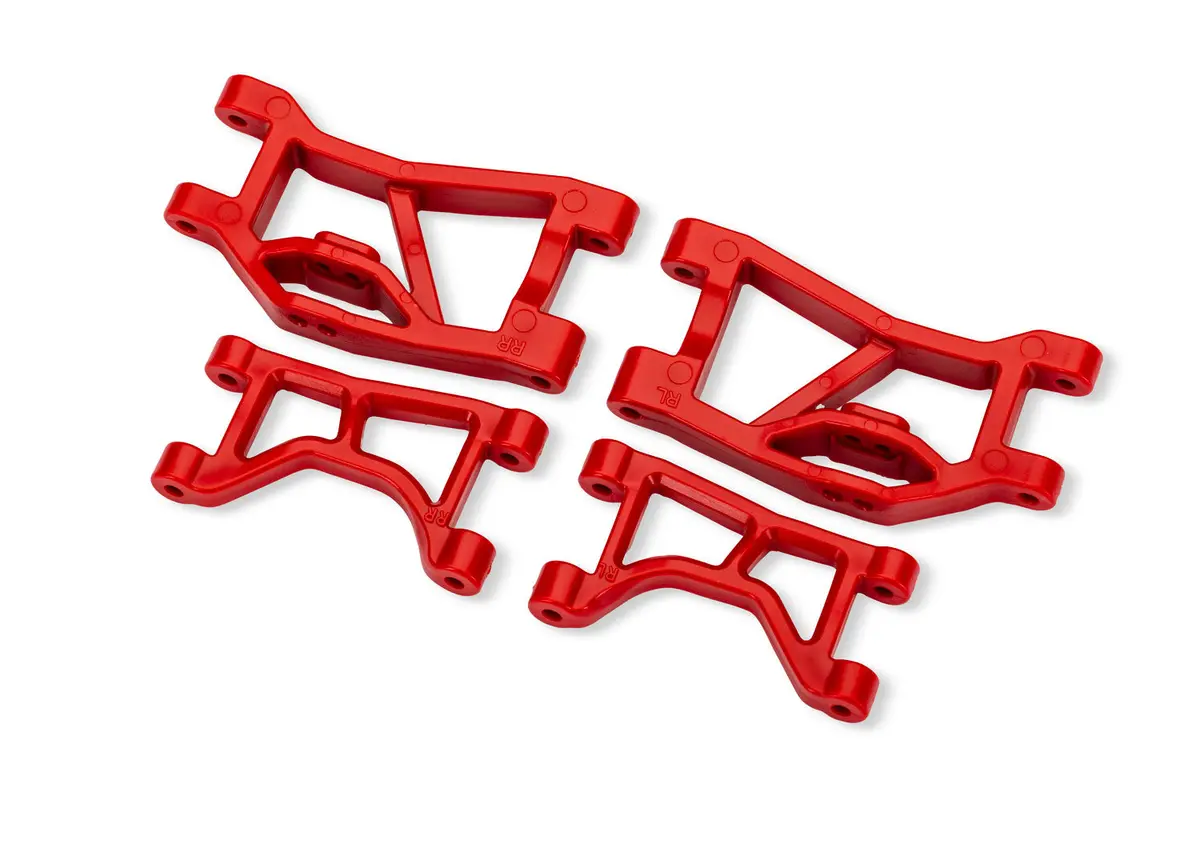 Rear Upper & Lower Suspension Arms, L&R, Red 1