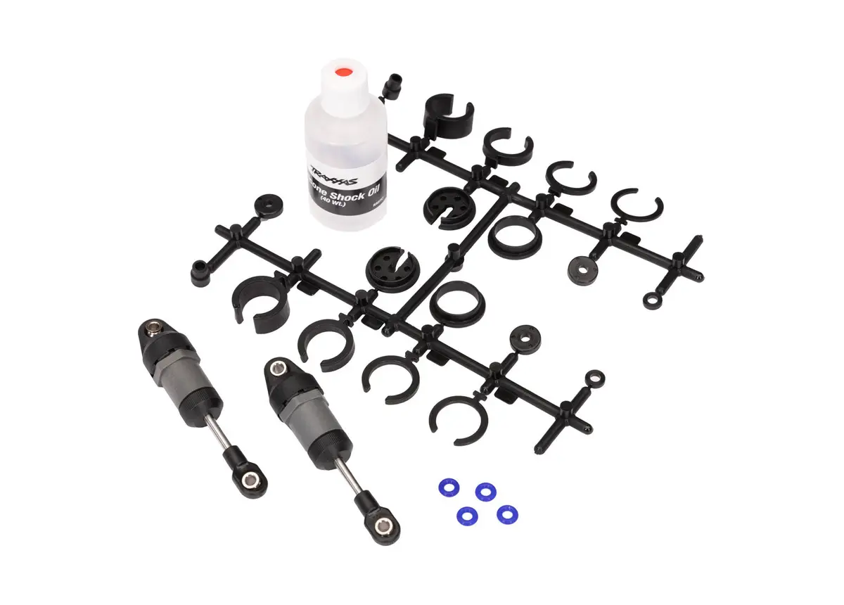 Short Ultra Shocks W/ Springs, Gray (2) 1