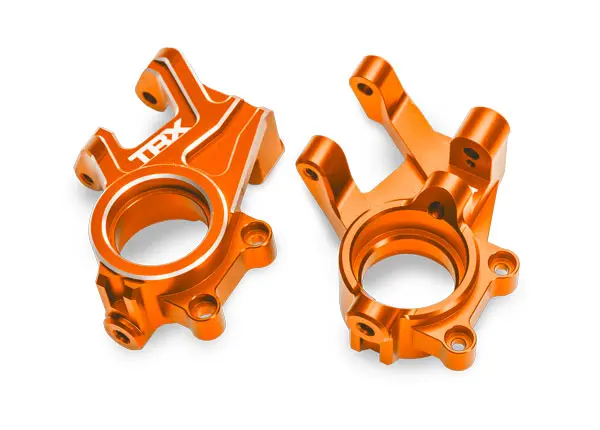 Aluminum Steering Blocks, L&R (2), Orange 1