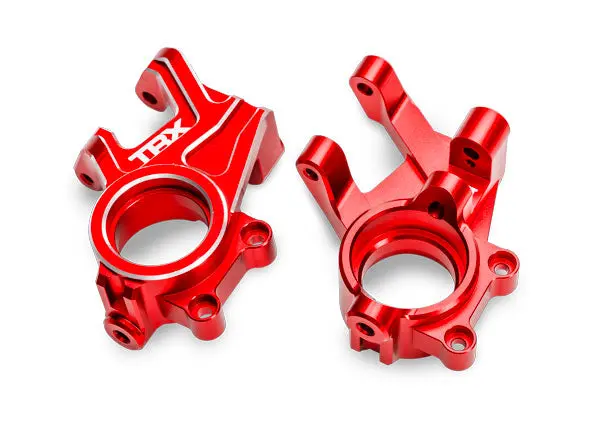Aluminum Steering Blocks, L&R (2), Red 1