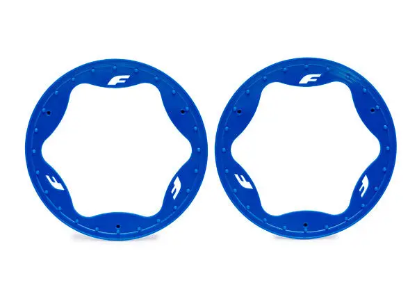 Rear Beadlock Rings, Blue 1