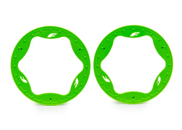 Rear Beadlock Rings, Green 1