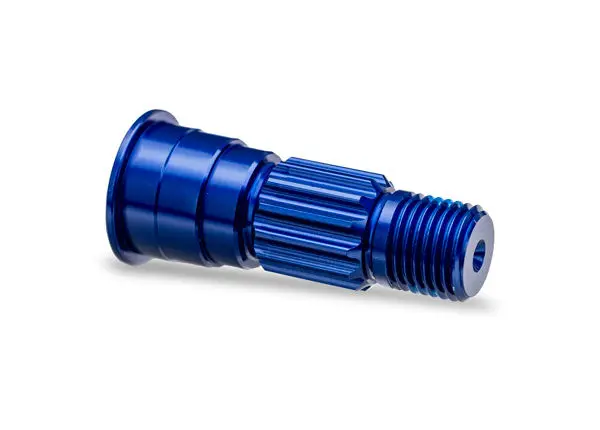 Aluminum Front Stub Axle, Blue 1