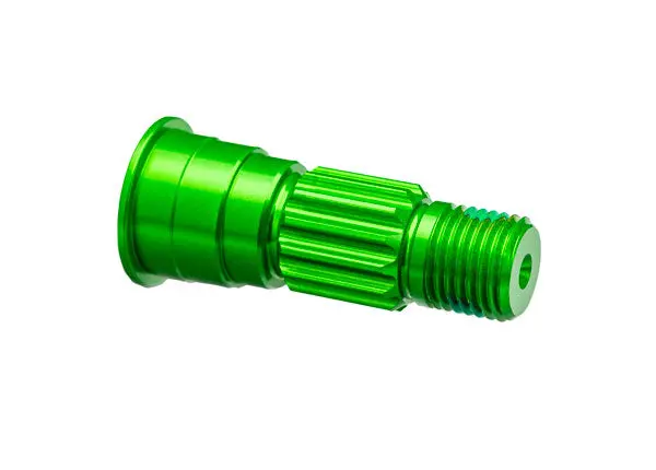 Aluminum Front Stub Axle, Green 1