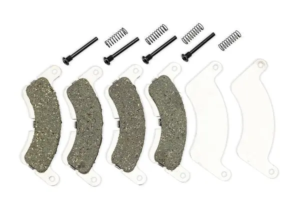 Front Brake Pads W/ Return Spring & Screw Pins 1