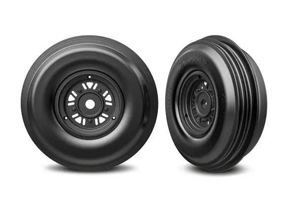 Pro Scale Sand Car Pre-Glued Front Tires (2), Black 1
