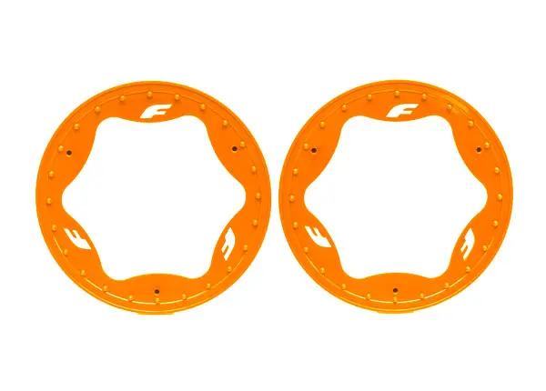Rear Beadlock Rings, Orange 1