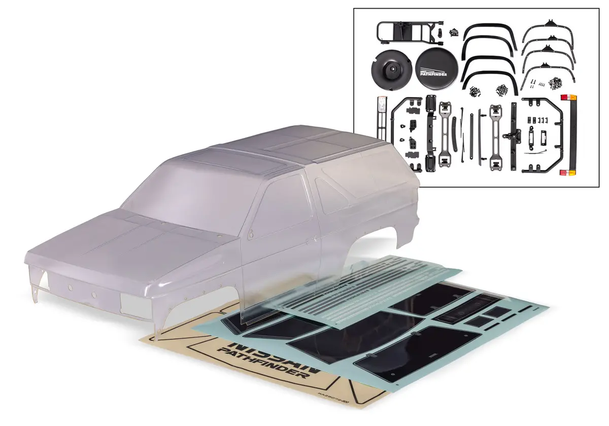 Trx-4 Nissan Pathfinder Body, Clear 1