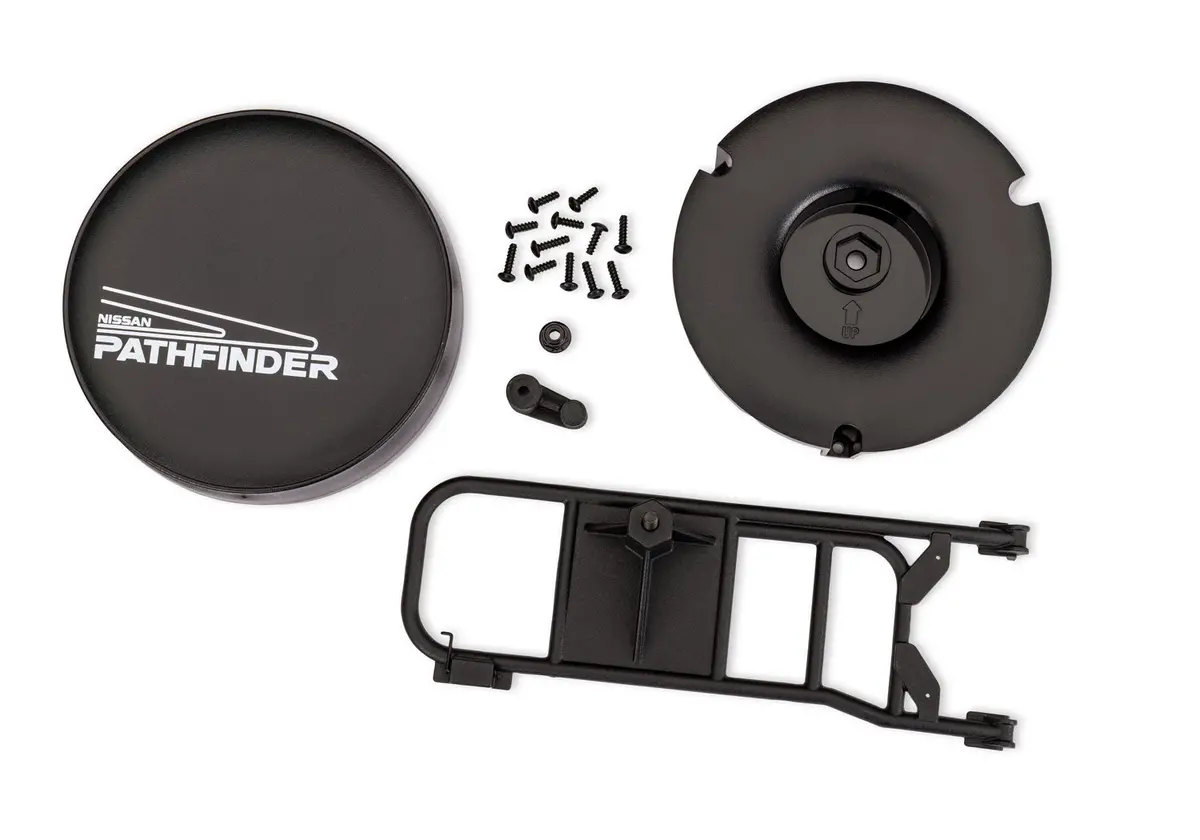 Trx-4 Nissan Pathfinder Replica Spare Tire W/ Mount 1