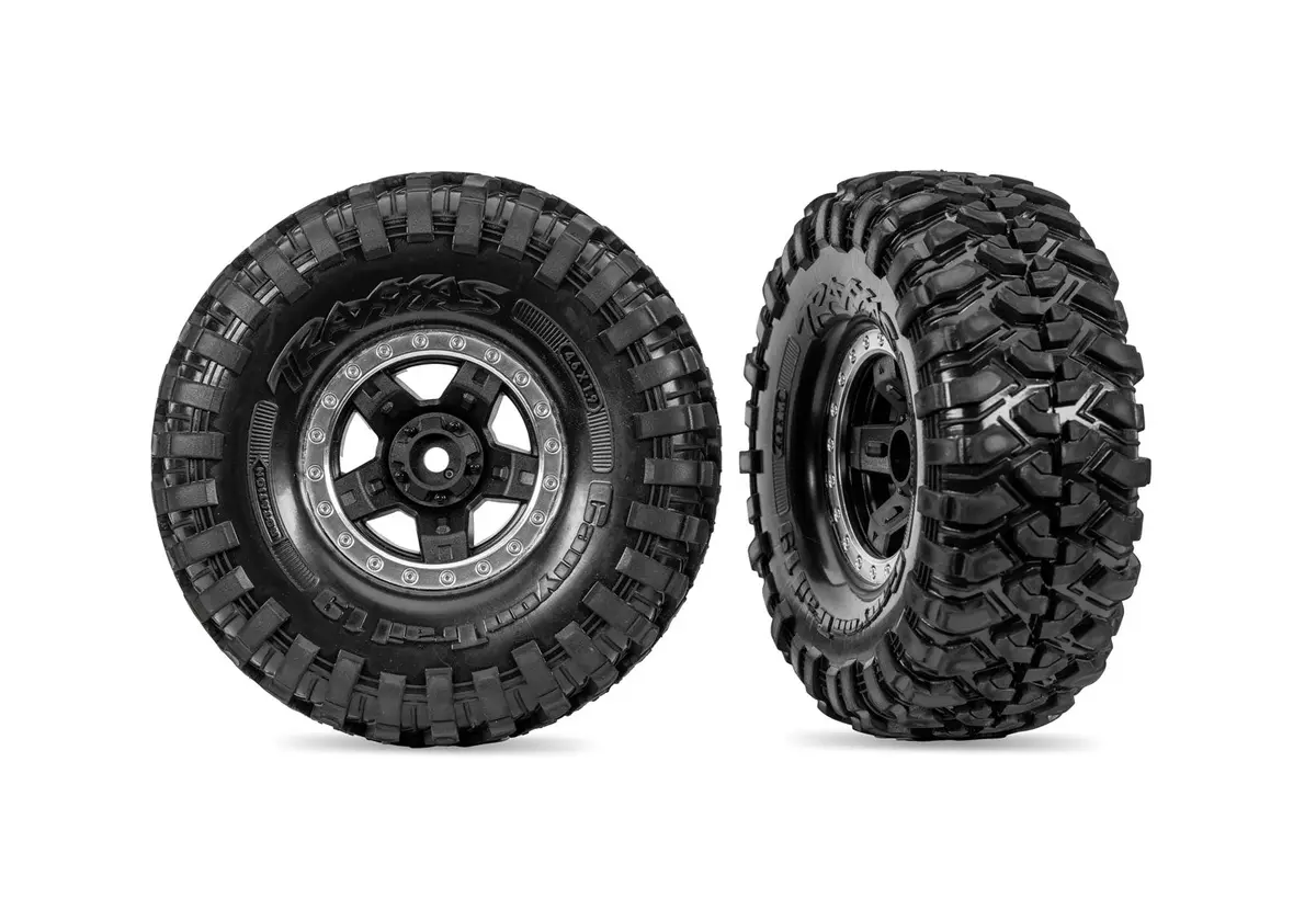 Trx-4 1.9" Pre-Glued Canyon Trail Tires, Black (2) 1