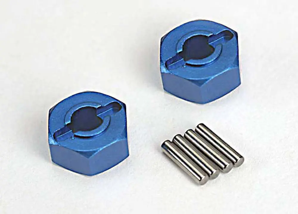 Aluminum 12Mm Wheel Hex Hubs & Stub Axle Pins 1
