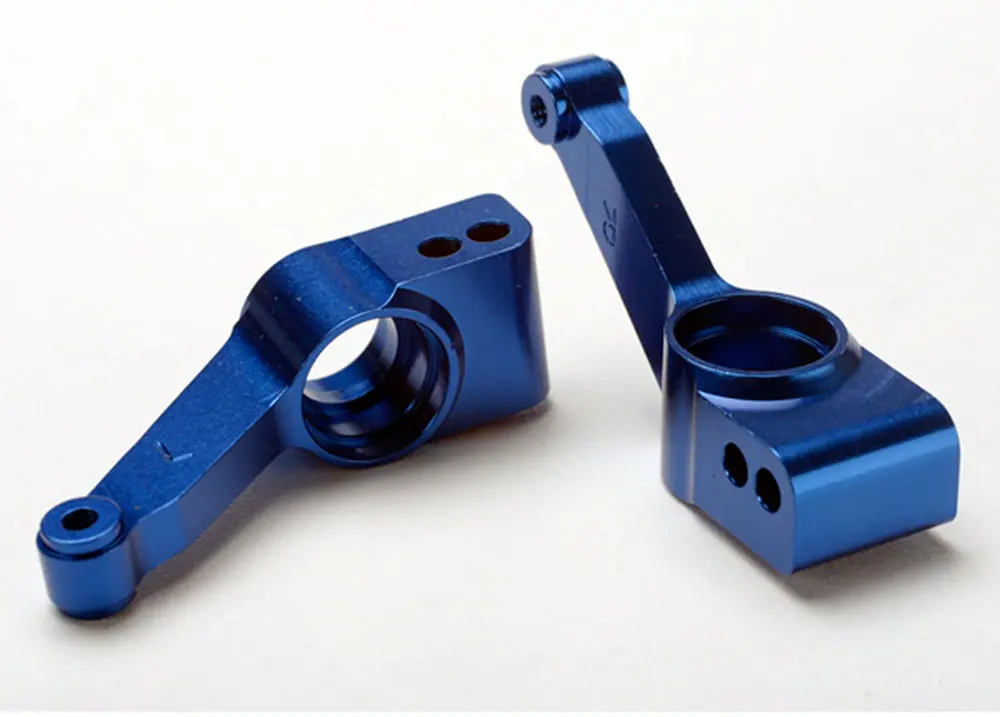 Rear Aluminum Stub Axle Carrier, Blue 1
