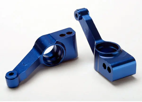 Traxxas 1952X Rear Stub Axle Carriers (Blue) (2) 1