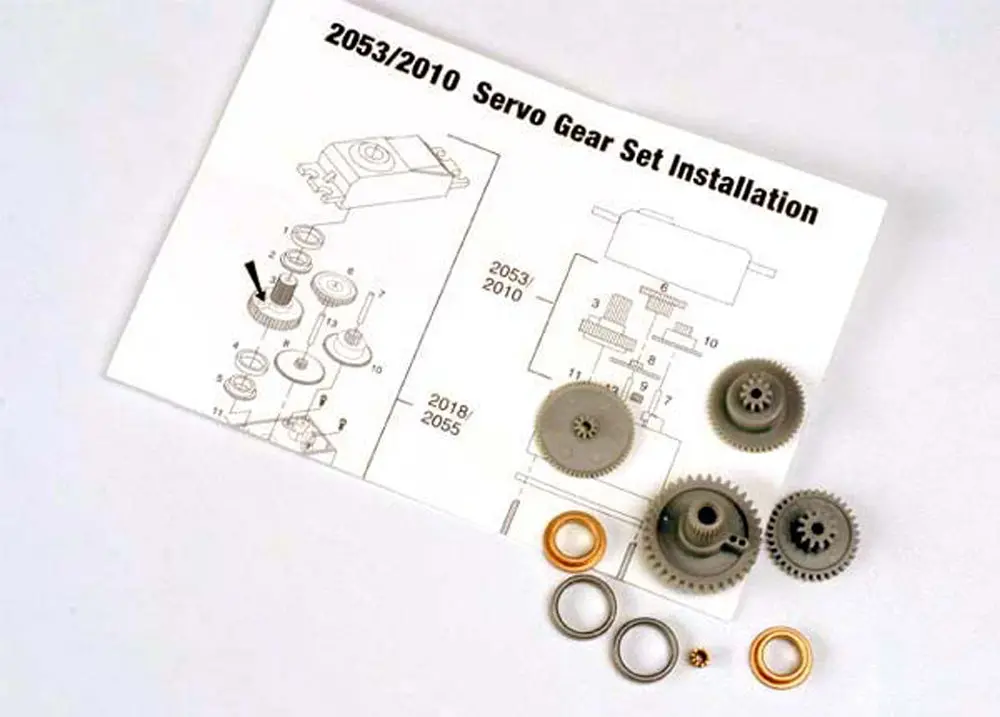 2055 & 2056 Servo Gears 1
