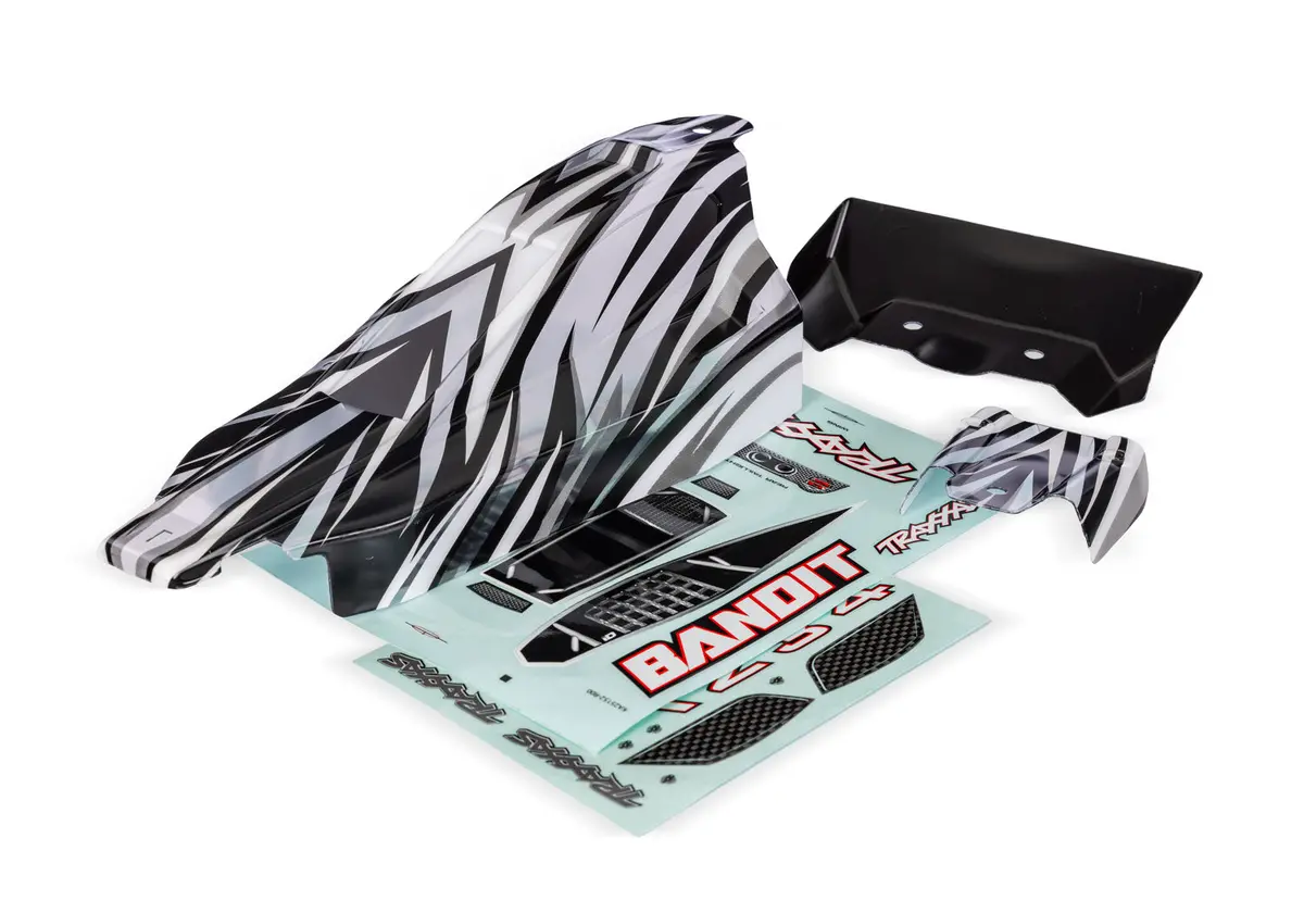 Bandit Body W/ Wing, Clear / Prographix 1