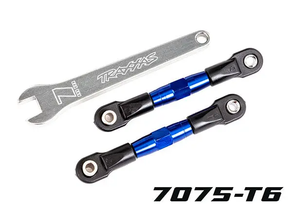 Rear Camber Links, Tubes Blue-Anodized, 7075-T6 Aluminum 1