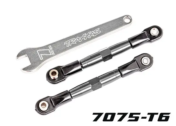Front Camber Links, Tubes Charcoal Gray-Anodized, 7075-T6 Aluminum 1