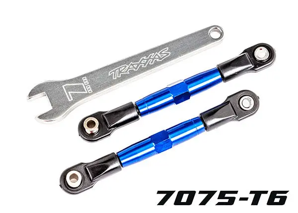 Front Camber Links, Tubes Blue-Anodized, 7075-T6 Aluminum 1