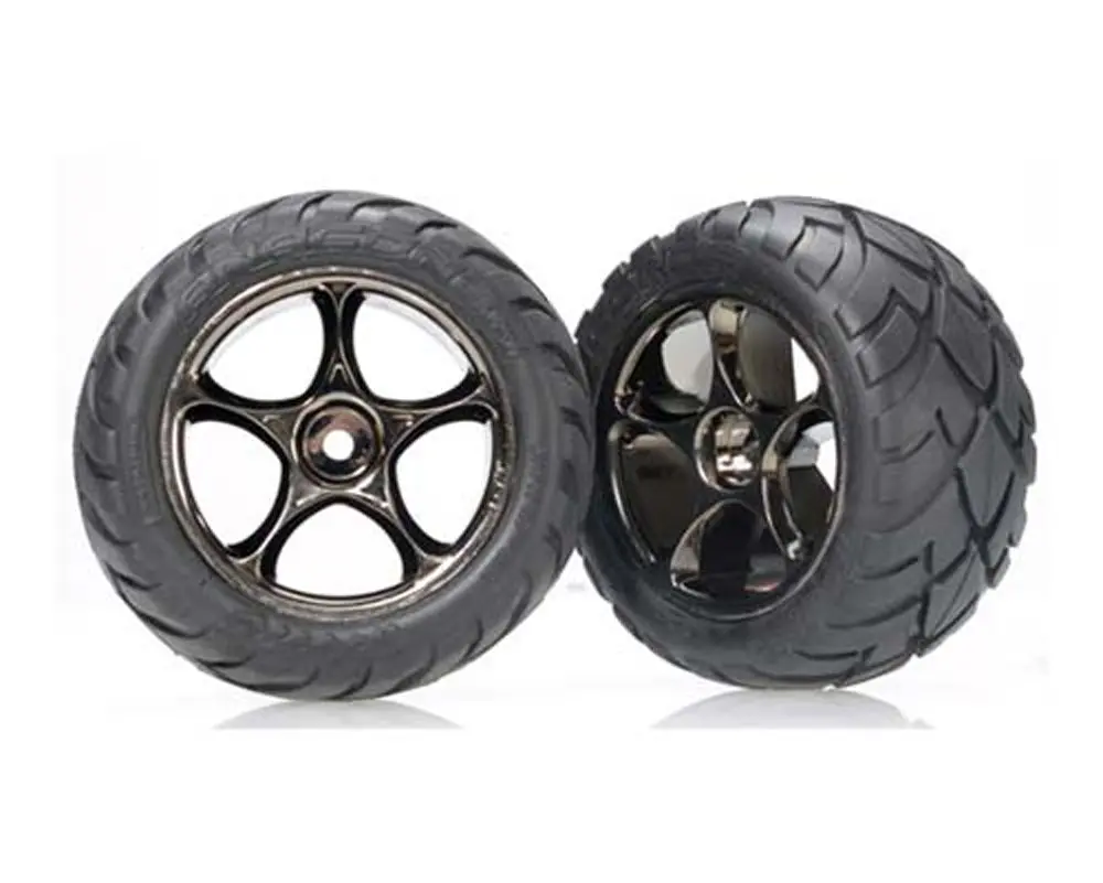 Anaconda Tires, Tracer 2.2" Wheels Black Chrm Rear 1