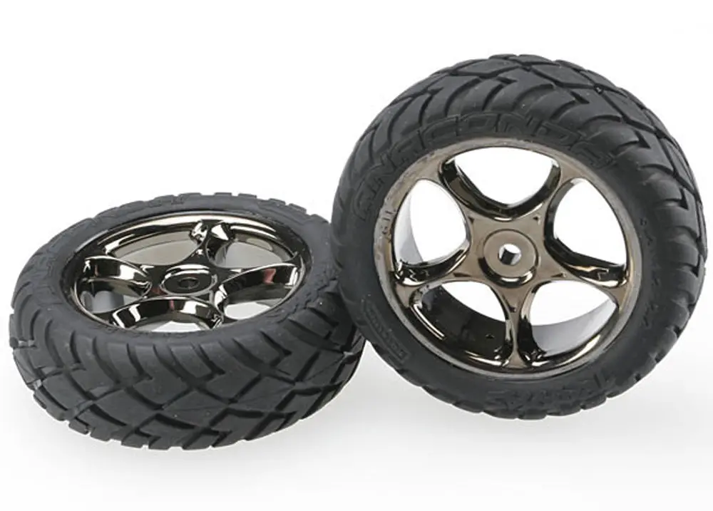 Anaconda Tires Tracer 2.2" Wheels Blk Chrome Front 1