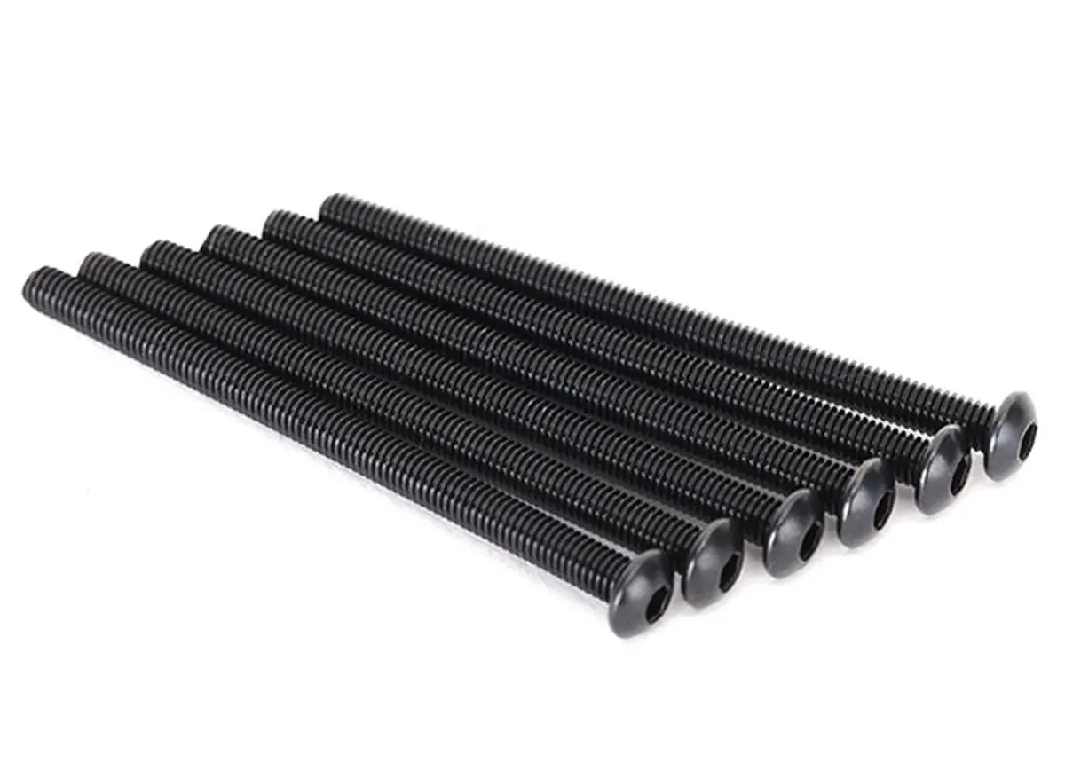 Button Hex Head Machine Screws, 3X4mm 1