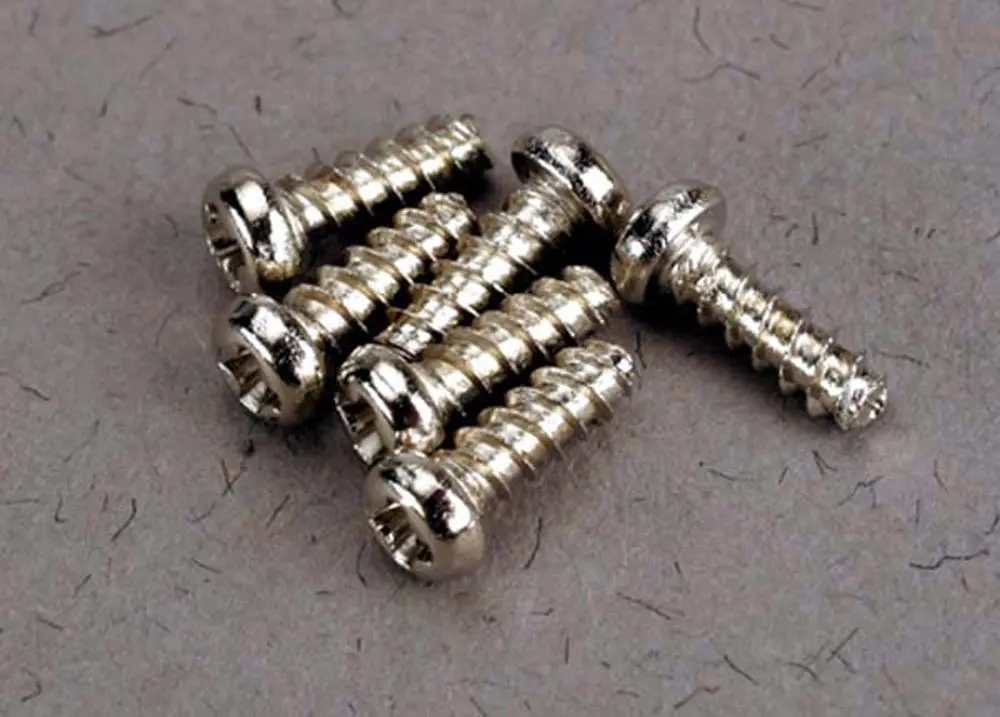 Round Head Self-Tapping Screws, 2X6mm 1