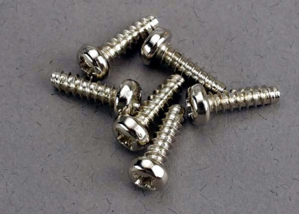 3X10mm Roundhead Self Tapping Screws (6) 1