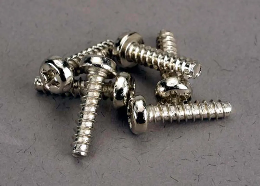 3X12mm Roundhead Self Tapping Screws (6) 1