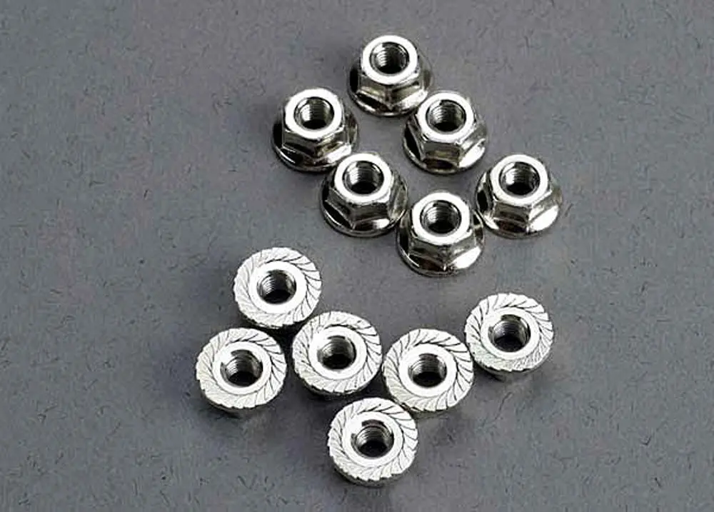 3Mm Flanged Nuts (12) 1