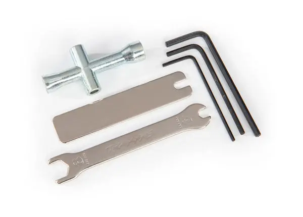 Basic Tool Set W/ 1.5Mm, 2.0, 2.5Mm Hex, 4Mm, 8Mm, 4-Way & U-Joint Wrench 1