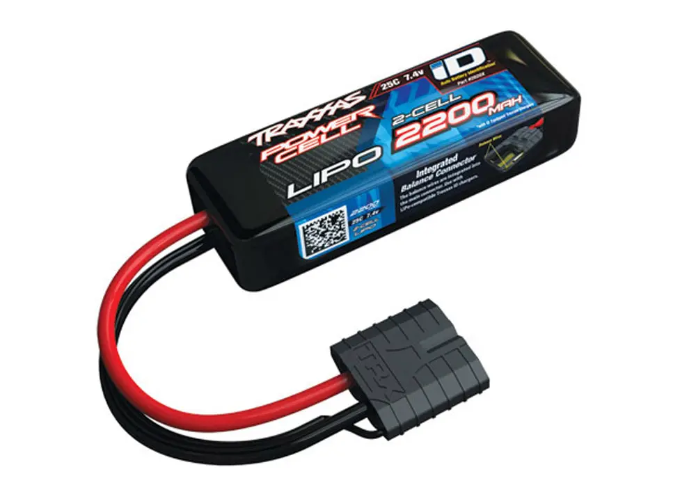 Power Cell 2S Lipo Battery, 25C 2200Mah 1