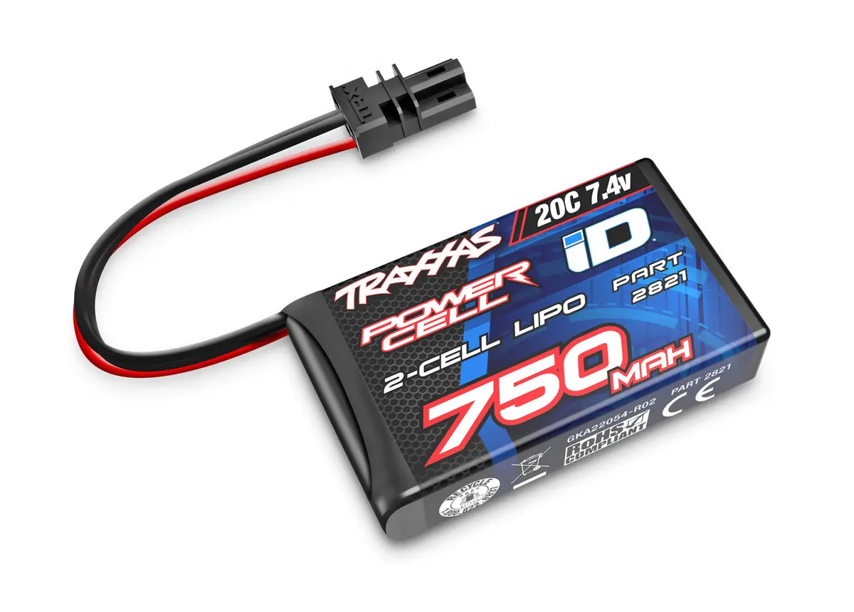 Power Cell 2S Lipo Battery, 20C 750Mah 1