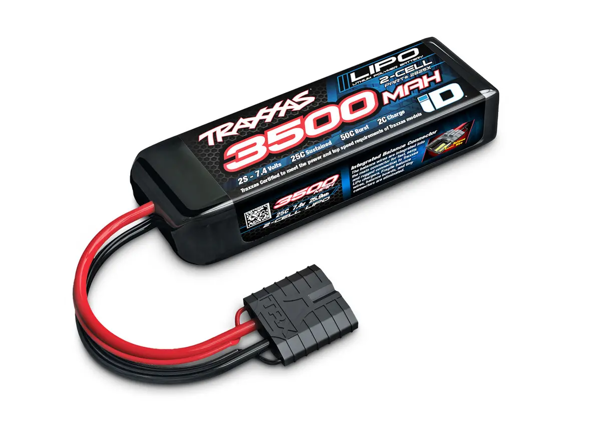 2S 7.4V Lipo Battery, 3500Mah 25C 1