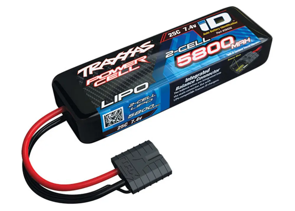 Power Cell 2S Lipo Battery, 25C 5800Mah 1