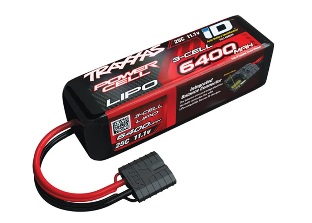 Power Cell 3S Lipo Battery, 25C 6400Mah 1