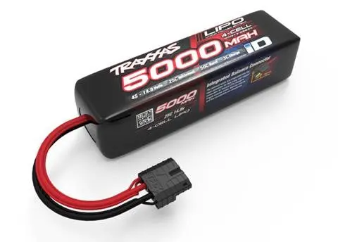 Traxxas 5000Mah 4S 14.8V 25C Lipo Id Plug Soft Case (Long) 1
