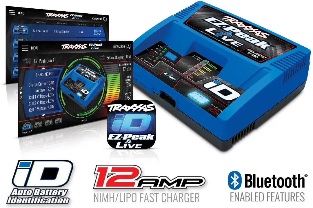 Traxxas 2971 Ez-Peak Live 100W 12A Nimh/Lipo Charger 1