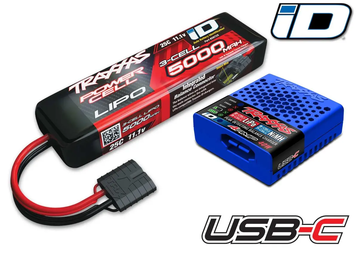Completer Pack, 2872X 3S Lipo Battery & 2985 Usb-C Charger 1
