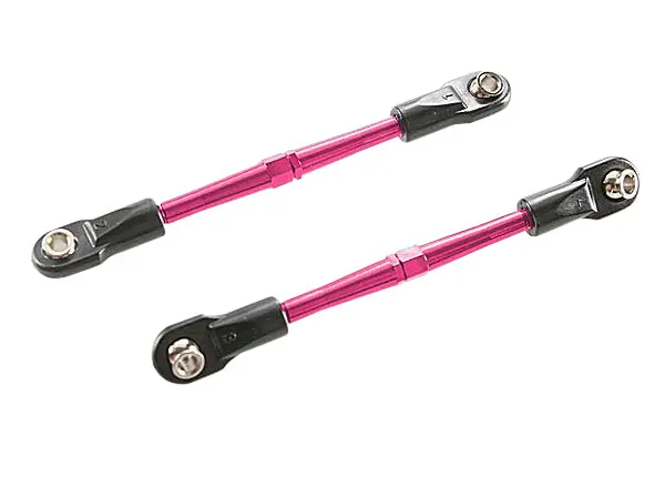 Aluminum Turnbuckles W/ Rod Ends, 59Mm, Pink 1
