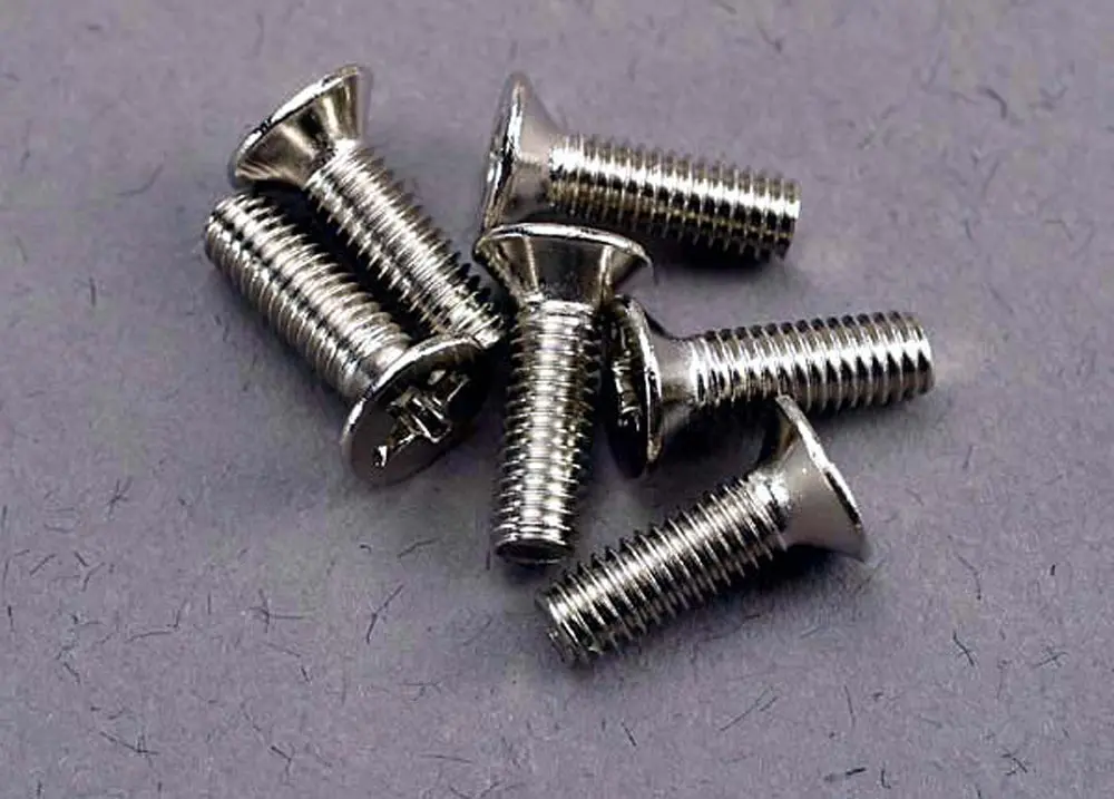 3X10mm Countersunk Machine Screws (6) 1