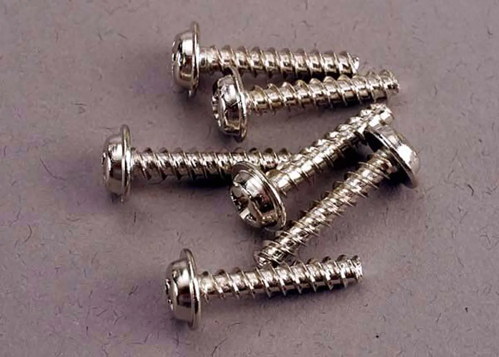 Washerhead Self-Tapping Screws, 3X15mm 1