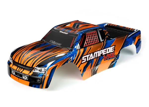 Stampede Vxl Body, Orange & Blue 1