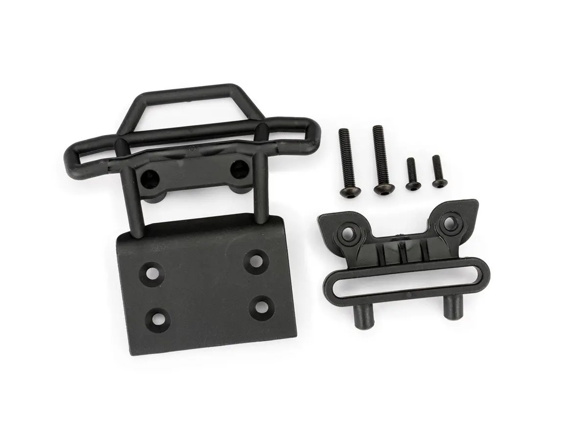 Front Bumper W/ Mount & Screws, Black 1